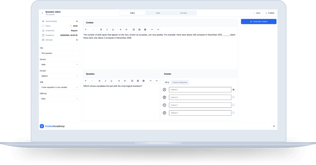 SAT Prep Platform